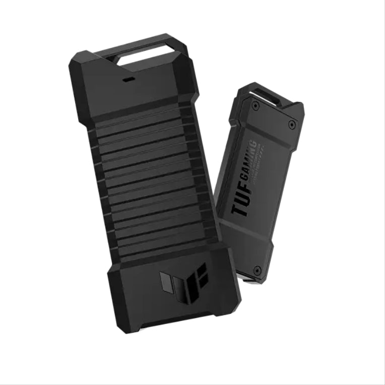 ASUS ESD-T1A/BLK/G/AS// Carcasa externa para unidade de estado sólido (SSD) negra M.2