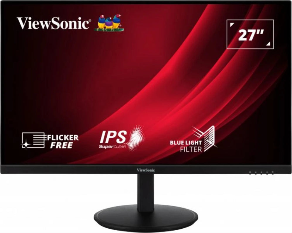 Pantalla para PC Viewsonic VG Series VG2709-2K-MHD-2, 68,6 cm (27"), 2560 x 1440 píxeles, Quad HD, LED, negro