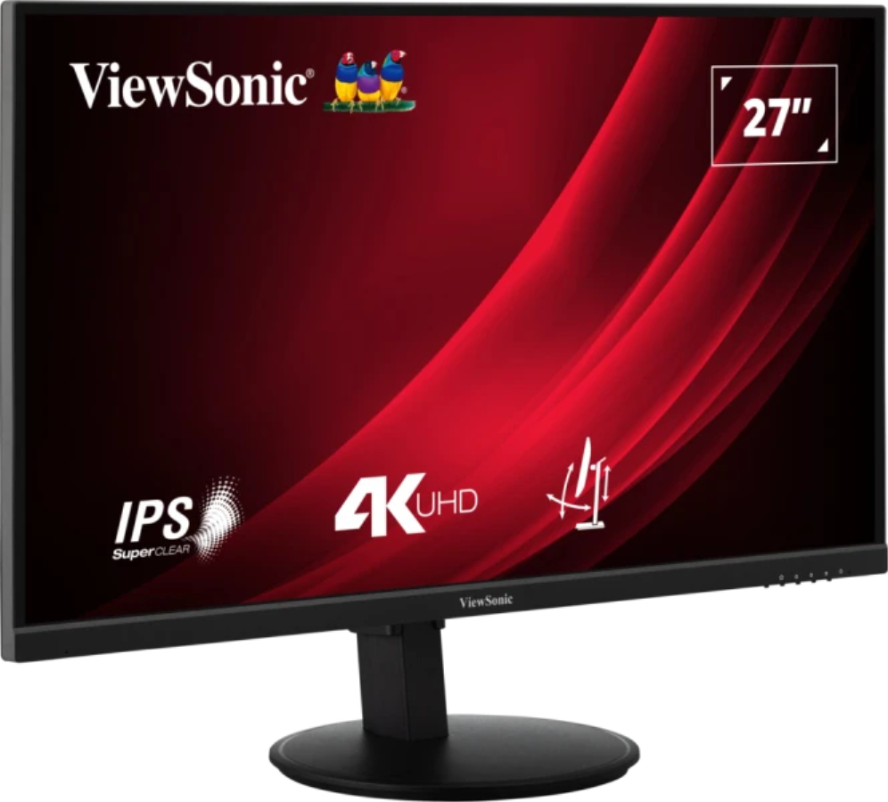 Viewsonic VG Series VG2708-4K pantalla para PC 68.6 cm (27") 3840 x 2160 Pixeles 4K Ultra HD LED Negro - detalle