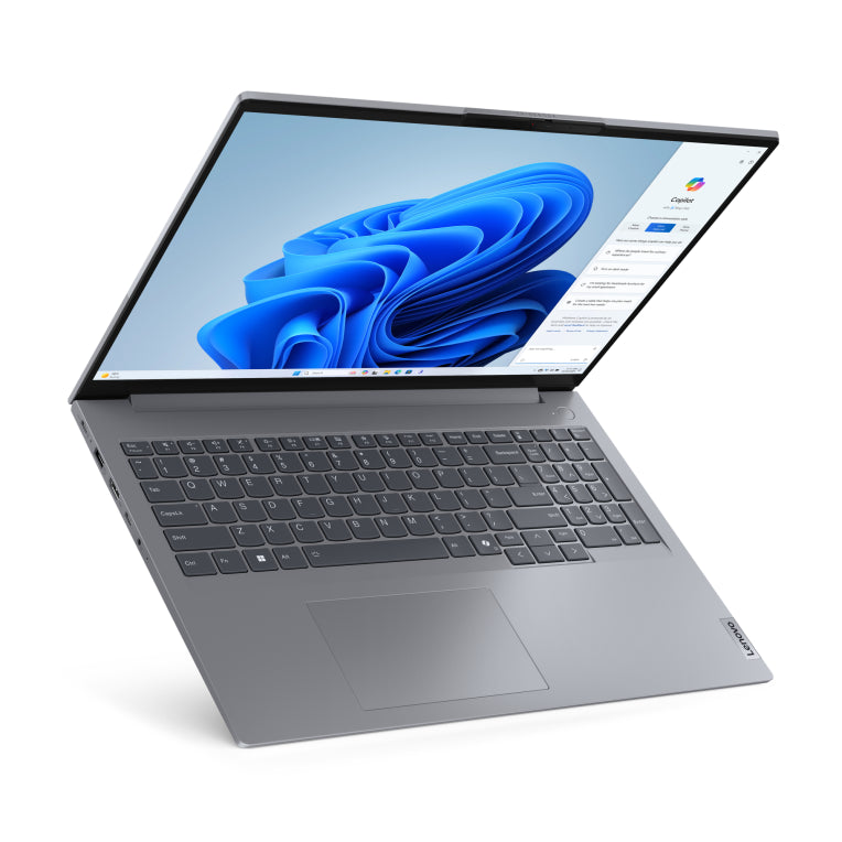 Lenovo ThinkBook 16 G7 ARP AMD RyzenT 5 7535HS Portátil 40.6 cm (16") WUXGA 16 GB DDR5-SDRAM 512 GB SSD Wi-Fi 6 (802.11ax) Windows 11 Pro Español Gris
