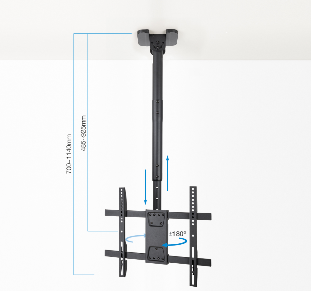 TooQ LPCE1175TSLI-B soporte para TV 190.5 cm (75") - detalle
