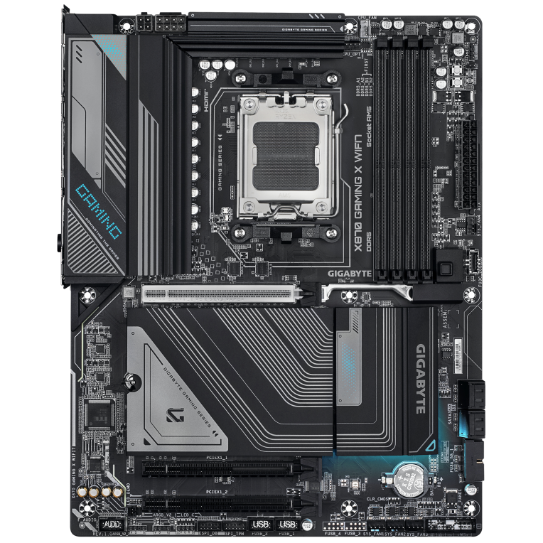 GIGABYTE X870 GAMING X WIFI7 placa base AMD X870 Zócalo AM5 ATX - detalle