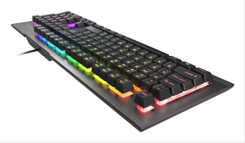 GENESIS Rhod 500 RGB teclado Juego USB QWERTY Español Negro. Gris