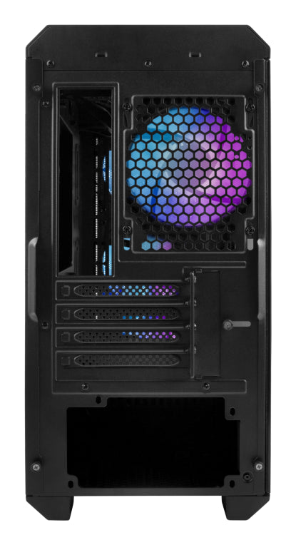 GENESIS Irid 503 ARGB Micro Torre Negro. Transparente