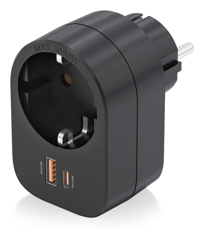 AISENS ASPS-1A1C07-BK cargador de dispositivo móvil Universal Corriente alterna Carga rápida Interior