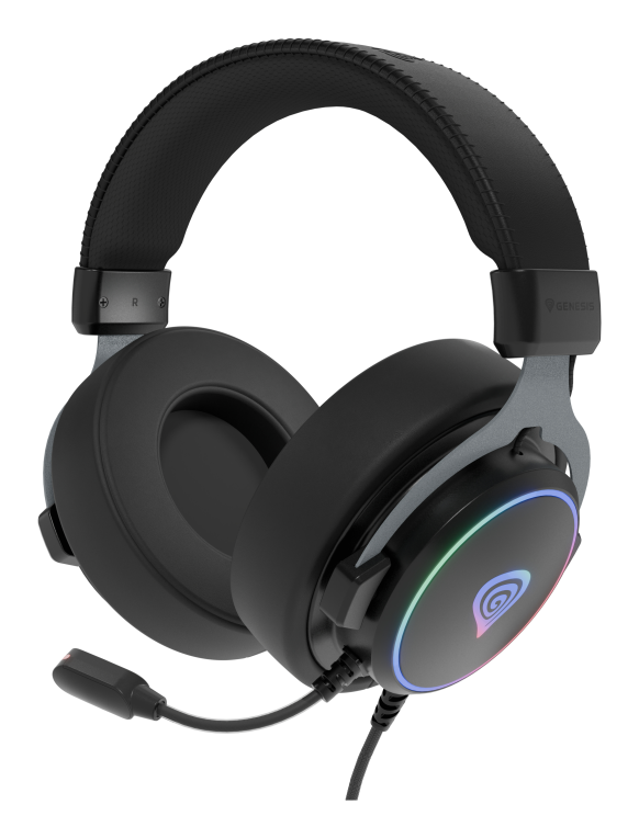 GENESIS Neon 764 Auriculares Alámbrico Diadema Juego USB tipo A Negro - detalle