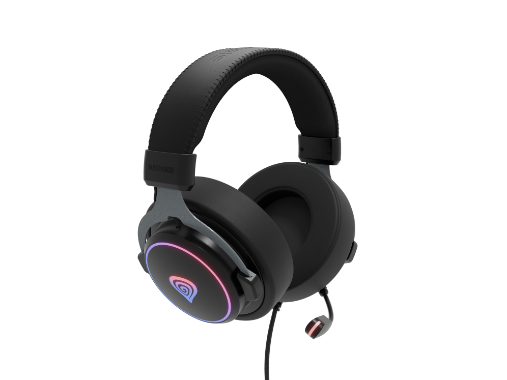 GENESIS Neon 764 Auriculares Alámbrico Diadema Juego USB tipo A Negro - detalle