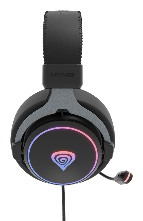 GENESIS Neon 764 Auriculares Alámbrico Diadema Juego USB tipo A Negro - detalle
