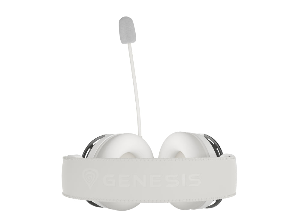 Auriculares con cable GENESIS Toron 301 para xogos, brancos