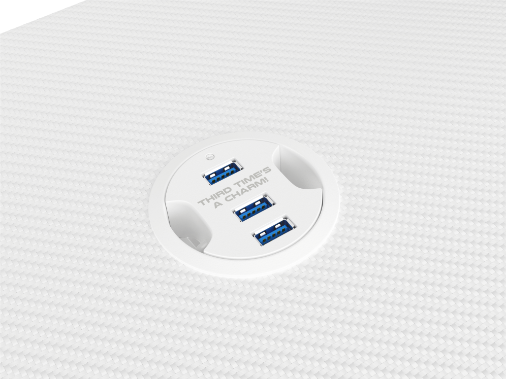GENESIS Holm 320 RGB Blanco - detalle