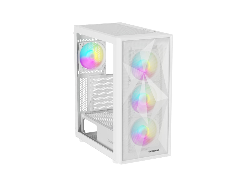GENESIS Diaxid 605 ARGB Midi Tower Blanco
