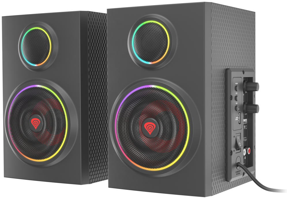 GENESIS Helium 300 BT conjunto de altavoces 24 W PC/ordenador portátil Negro 2.0 canales De 2 vías Bluetooth - detalle