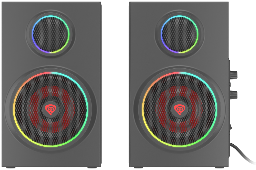GENESIS Helium 300 BT conjunto de altavoces 24 W PC/ordenador portátil Negro 2.0 canales De 2 vías Bluetooth - detalle