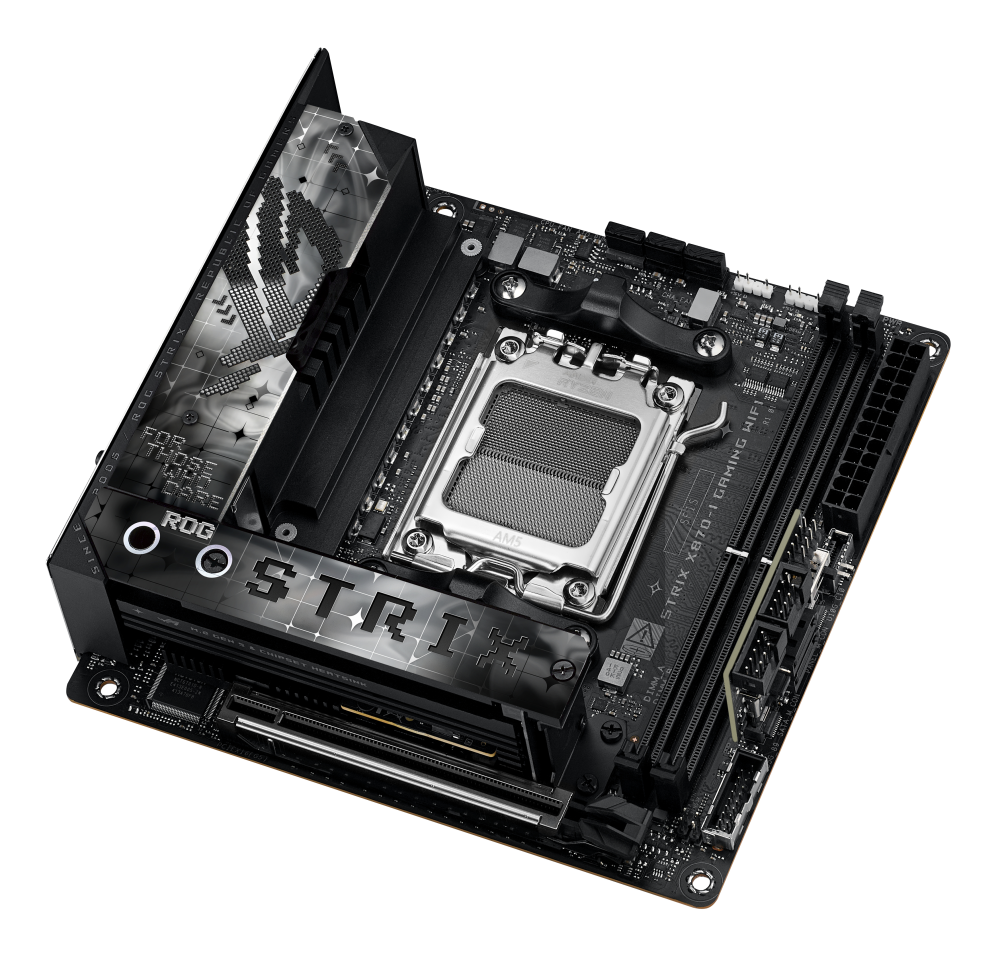 ASUS ROG STRIX X870-I GAMING WIFI AMD X870 Zócalo AM5 mini ITX - detalle