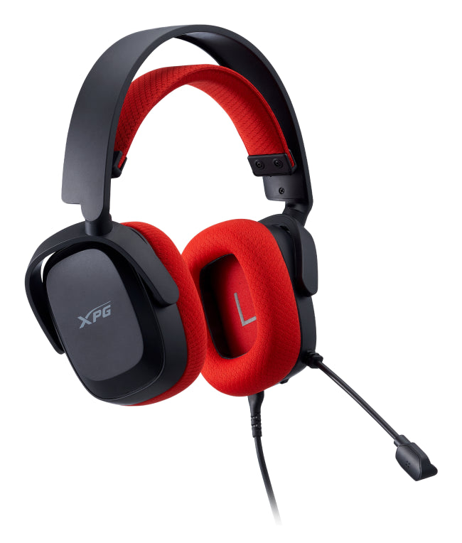 XPG PRECOG STUDIO Auriculares Alámbrico Diadema Juego USB Tipo C Negro. Rojo