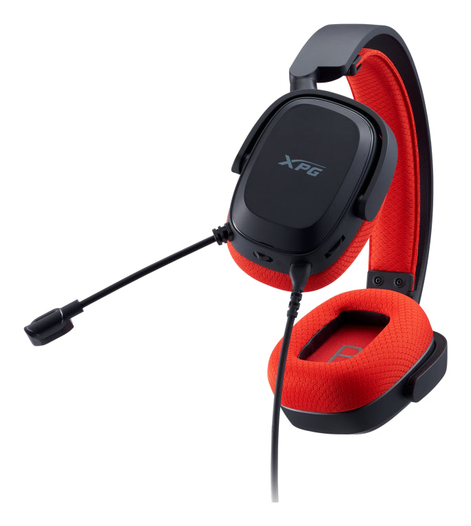 XPG PRECOG STUDIO Auriculares Alámbrico Diadema Juego USB Tipo C Negro. Rojo