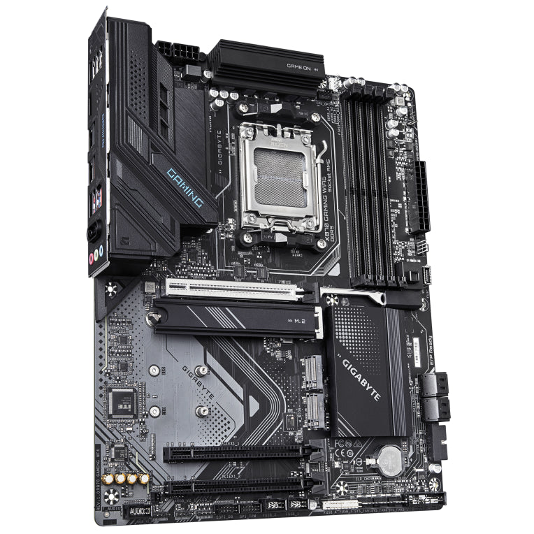Placa base para xogos GIGABYTE X870 con wifi e socket ATX AMD X870 AM5