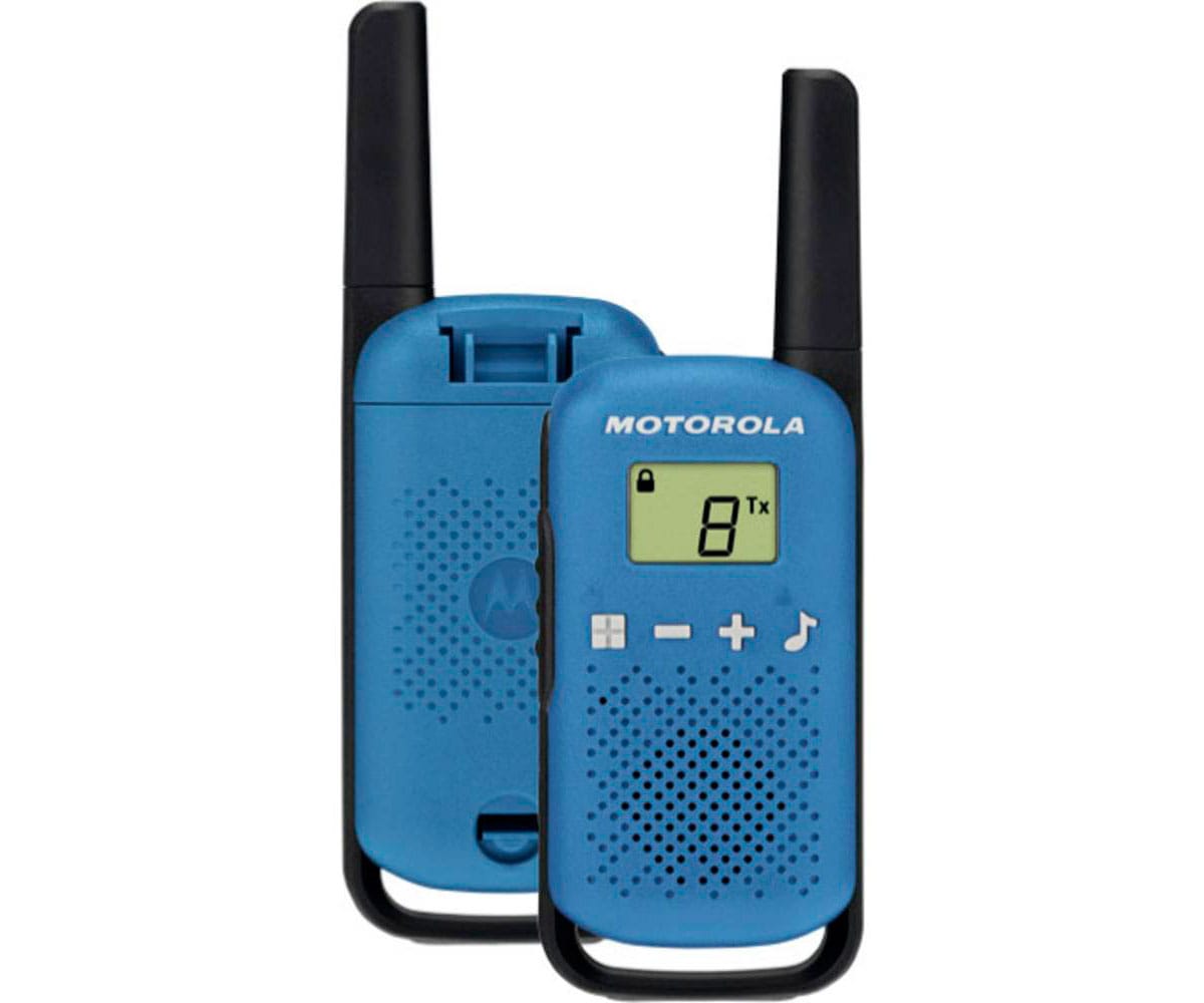 MOTOROLA TAKABOUT T42 AZUL / PAREJA DE WALKIE TALKIE 4KM - detalle