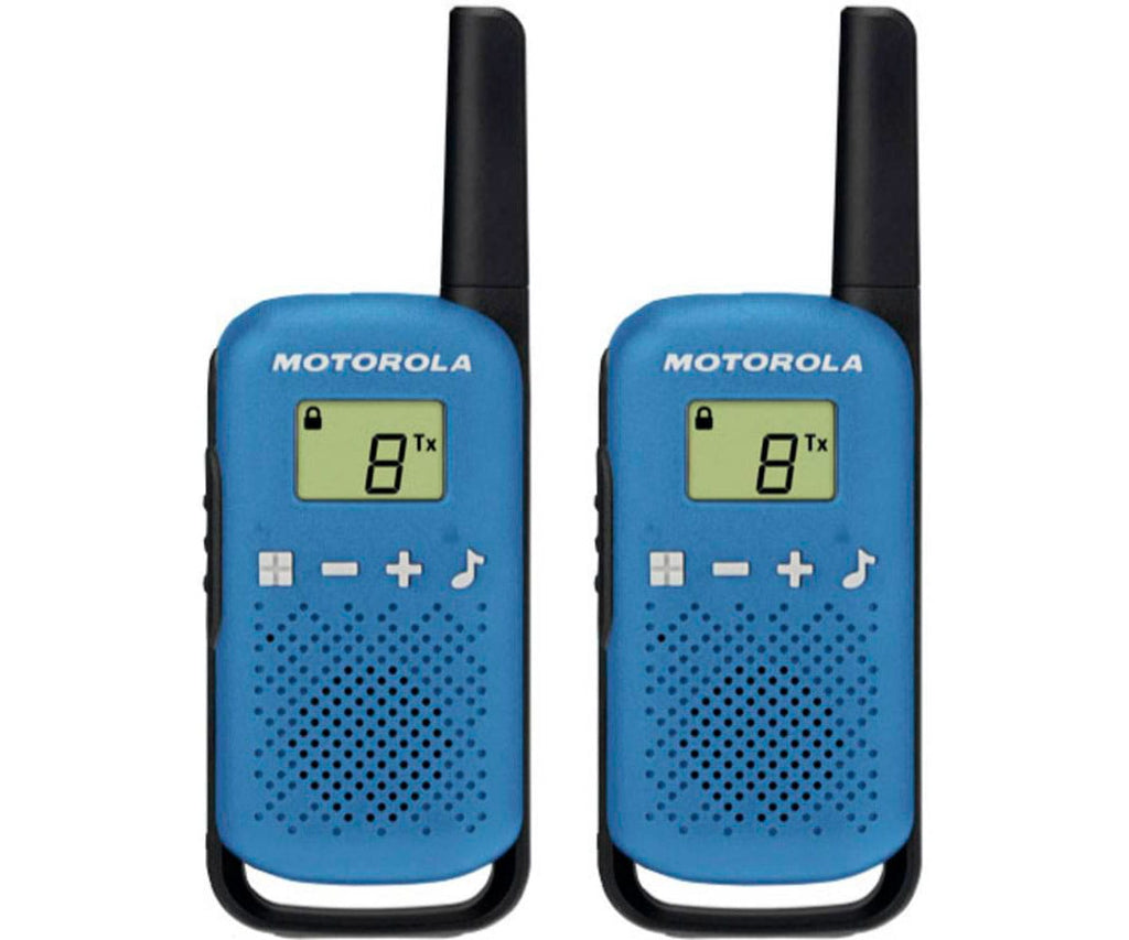 MOTOROLA TAKABOUT T42 AZUL / PAREJA DE WALKIE TALKIE 4KM