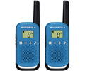 MOTOROLA TAKABOUT T42 AZUL / PAREJA DE WALKIE TALKIE 4KM