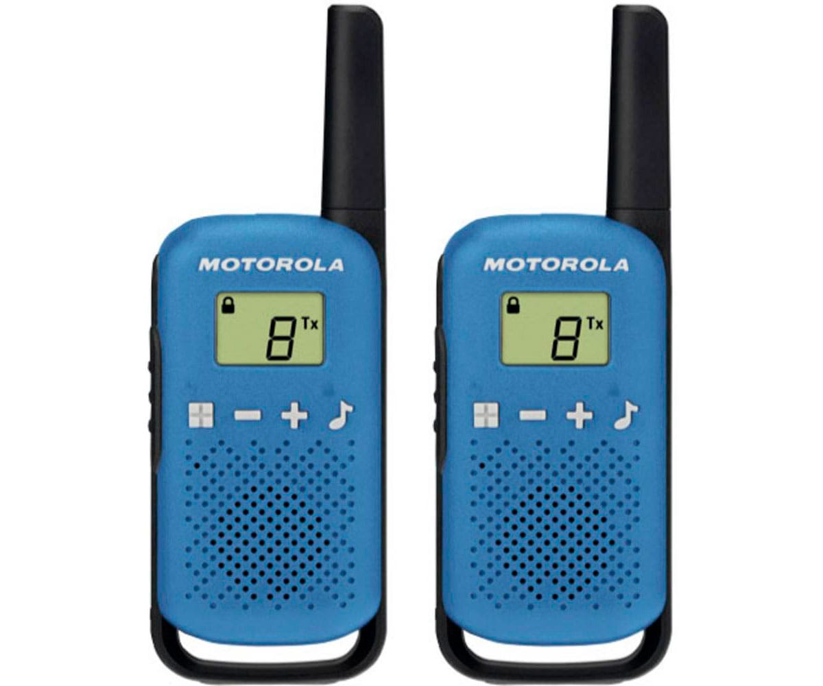 MOTOROLA TAKABOUT T42 AZUL / PAREJA DE WALKIE TALKIE 4KM