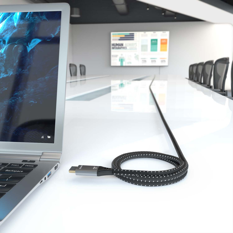 AISENS A150-0876 cable HDMI 5 m HDMI tipo A (Estándar) Negro. Gris - detalle