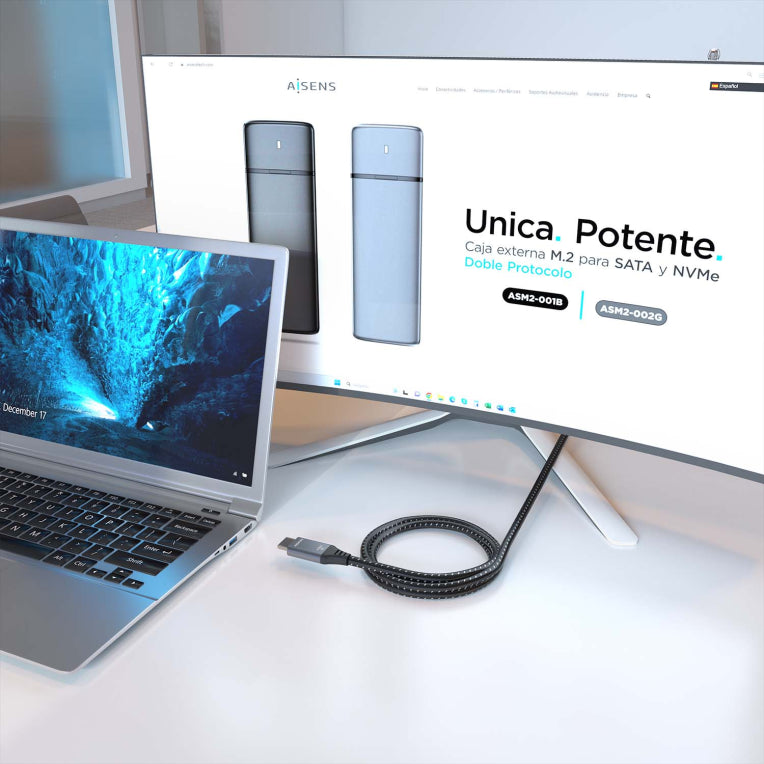 AISENS A150-0878 cable HDMI HDMI tipo A (Estándar) Negro. Gris