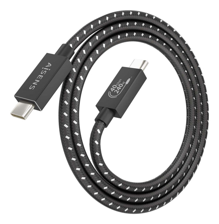 AISENS A156-0867 cable USB USB4 Gen 3x2 1 m USB C
