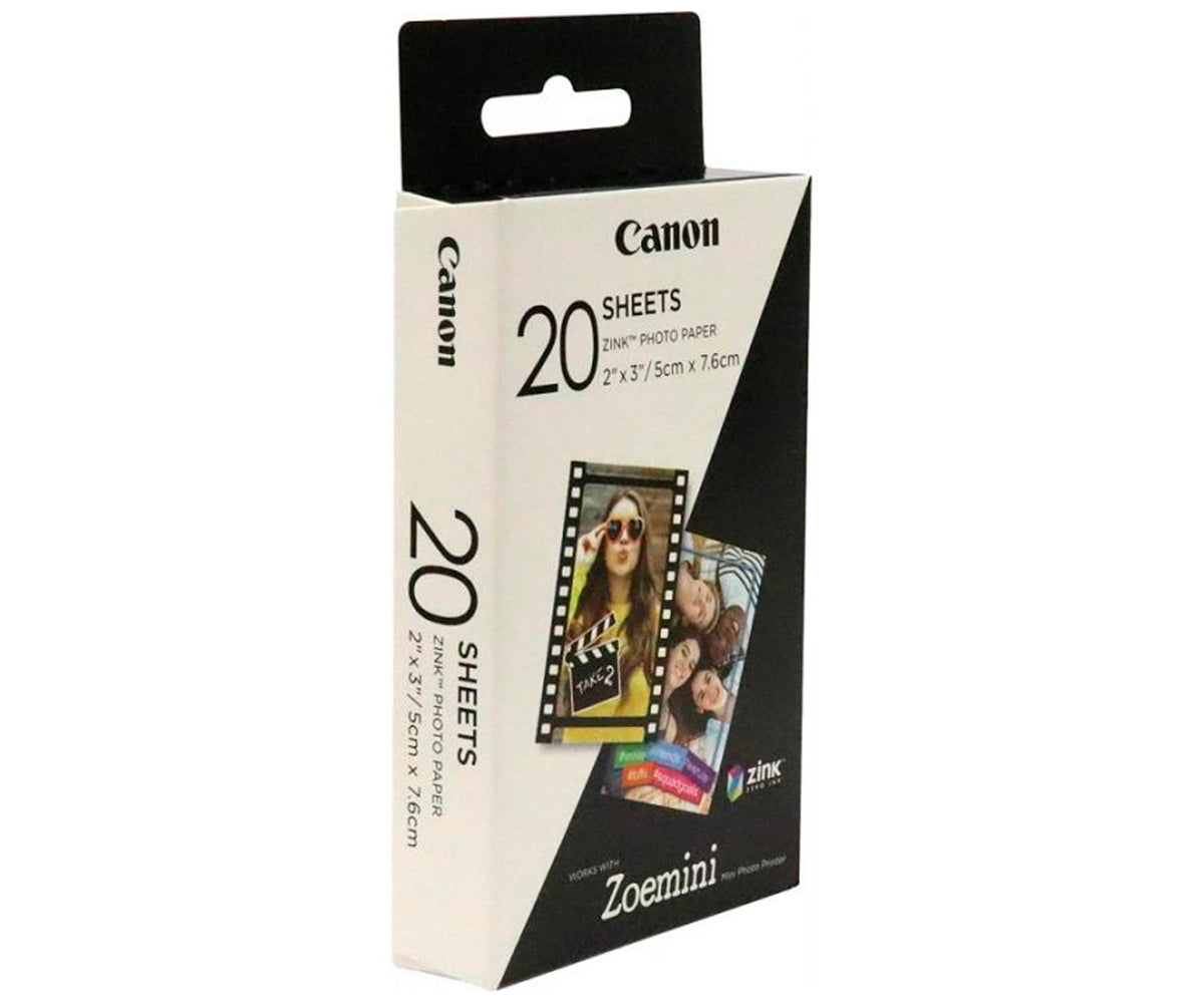 CANON ZP-2030 / PAPEL FOTOGRÁFICO (20 HOJAS) - detalle