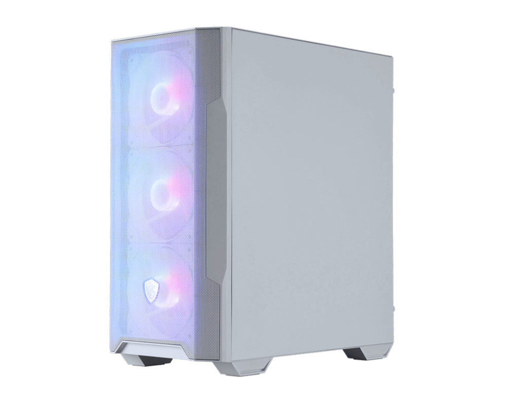 MSI MAG Forge M100R Midi Tower Transparente. Blanco