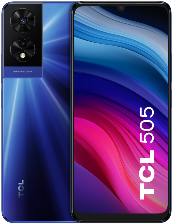 TCL 50 505 17.1 cm (6.75") SIM doble Android 14 4G USB Tipo C 6 GB 256 GB 5010 mAh Azul - detalle