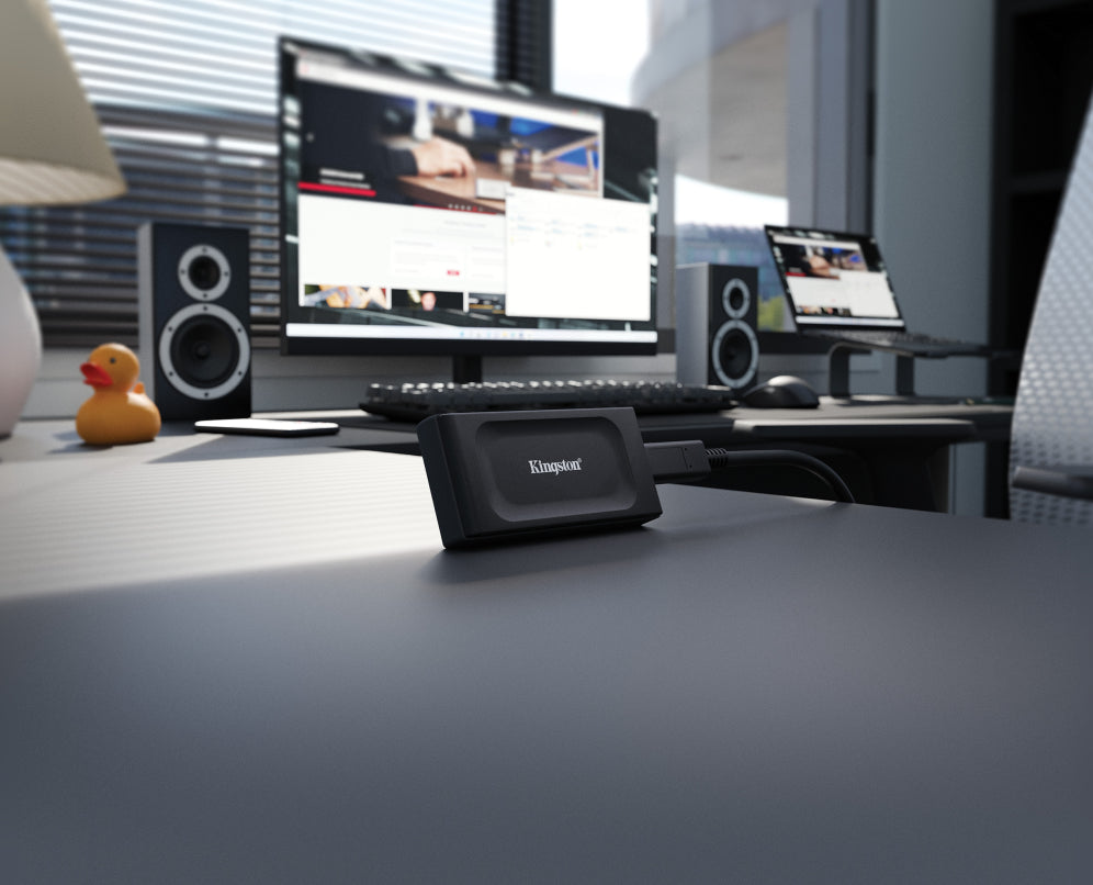 Unidade de estado sólido externa Kingston Technology XS1000 de 1 TB, USB 3.2, xeración 2