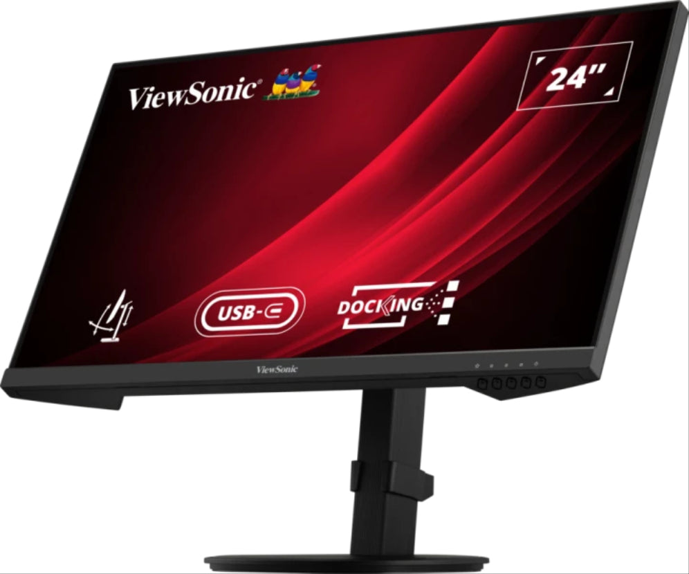 Pantalla para PC Viewsonic VG Series VG2409U-2, 60,5 cm (23,8"), 1920 x 1080 píxeles, Full HD, LED, negro