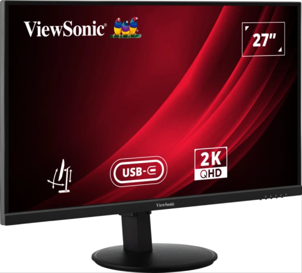 Pantalla para PC Viewsonic VG Series VG2709-2K-MHDU-2, 68,6 cm (27"), 2560 x 1440 píxeles, Quad HD, LED, negro