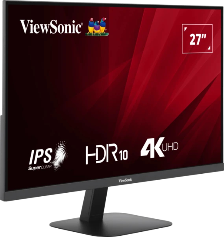 Viewsonic VA VA2708-4K-HD pantalla para PC 68.6 cm (27") 3840 x 2160 Pixeles 4K Ultra HD LED Negro - detalle