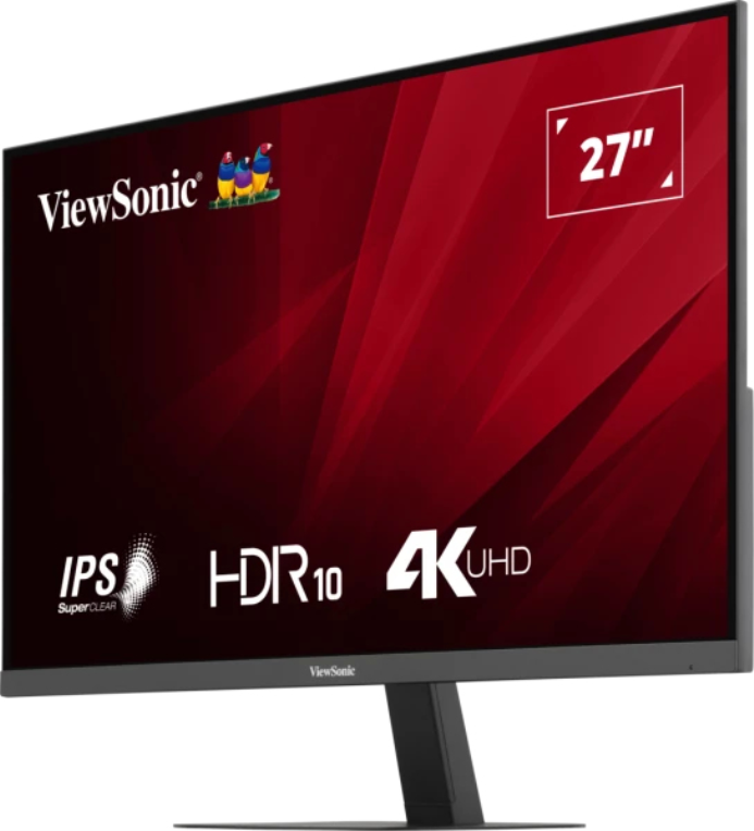 Viewsonic VA VA2708-4K-HD pantalla para PC 68.6 cm (27") 3840 x 2160 Pixeles 4K Ultra HD LED Negro - detalle