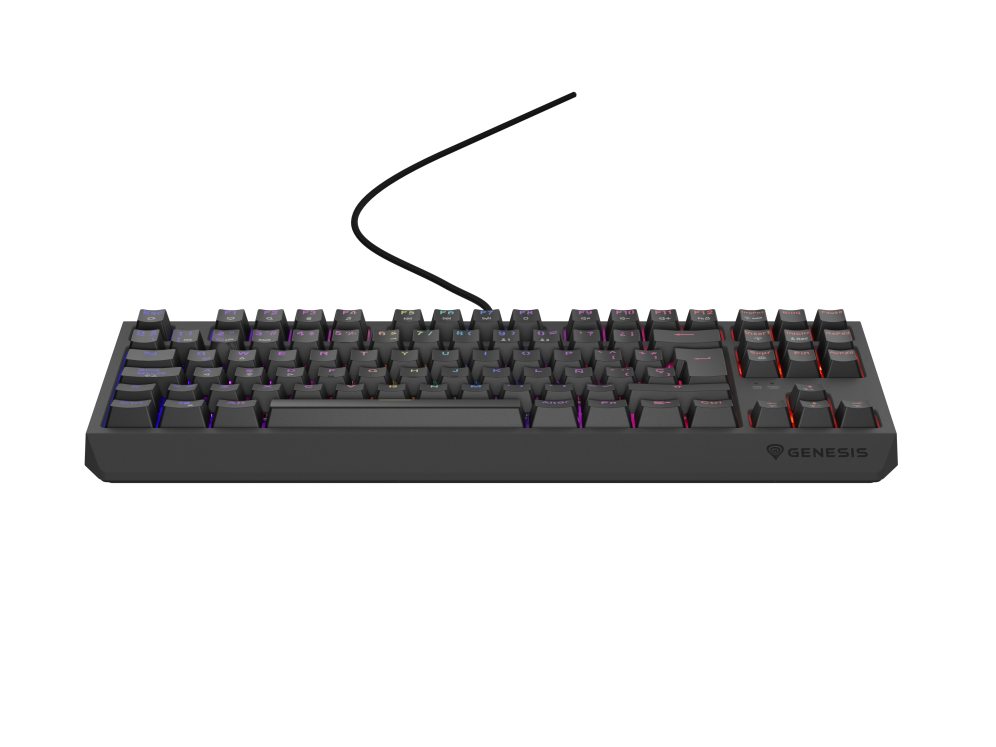 GENESIS Thor 230 TKL teclado Juego USB QWERTY Español Negro - detalle