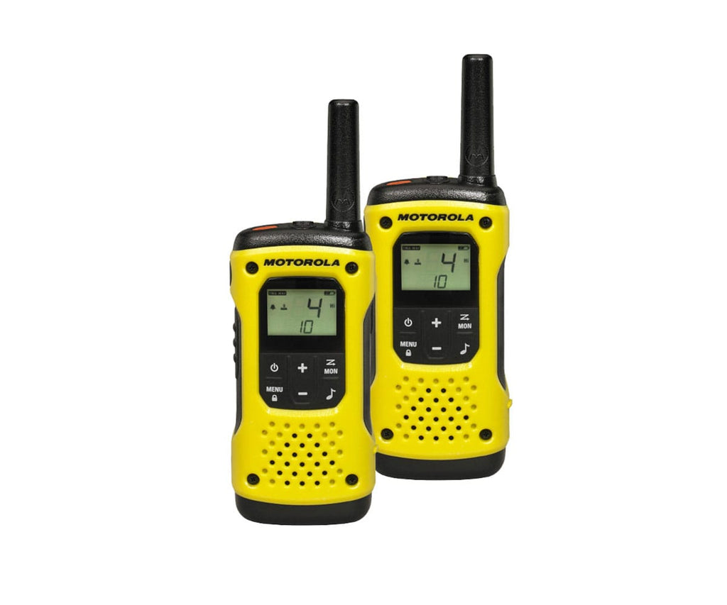 MOTOROLA TLKR T92H20 AMARILLO / PAREJA DE WALKIE TALKIES