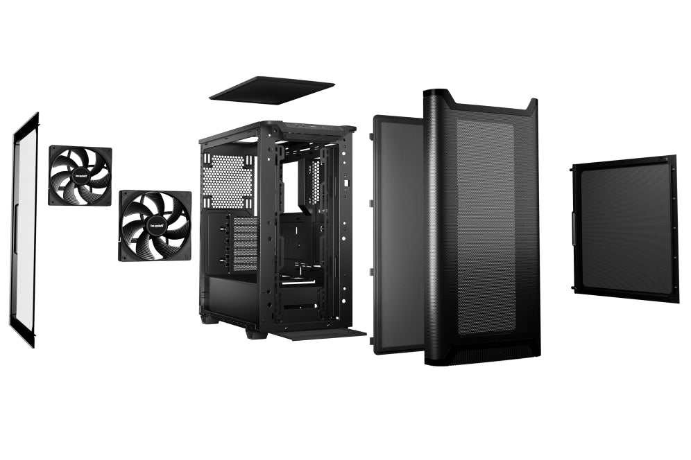 be quiet! PURE BASE 501 Airflow Window Black Midi Tower Negro