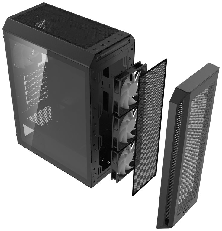 XPG VALOR AIR PLUS Midi Tower - detalle