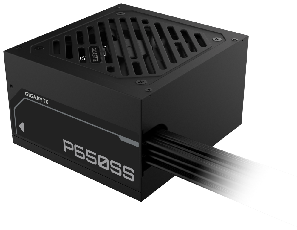 GIGABYTE P650SS unidad de fuente de alimentación 650 W 20+4 pin ATX ATX Negro - detalle