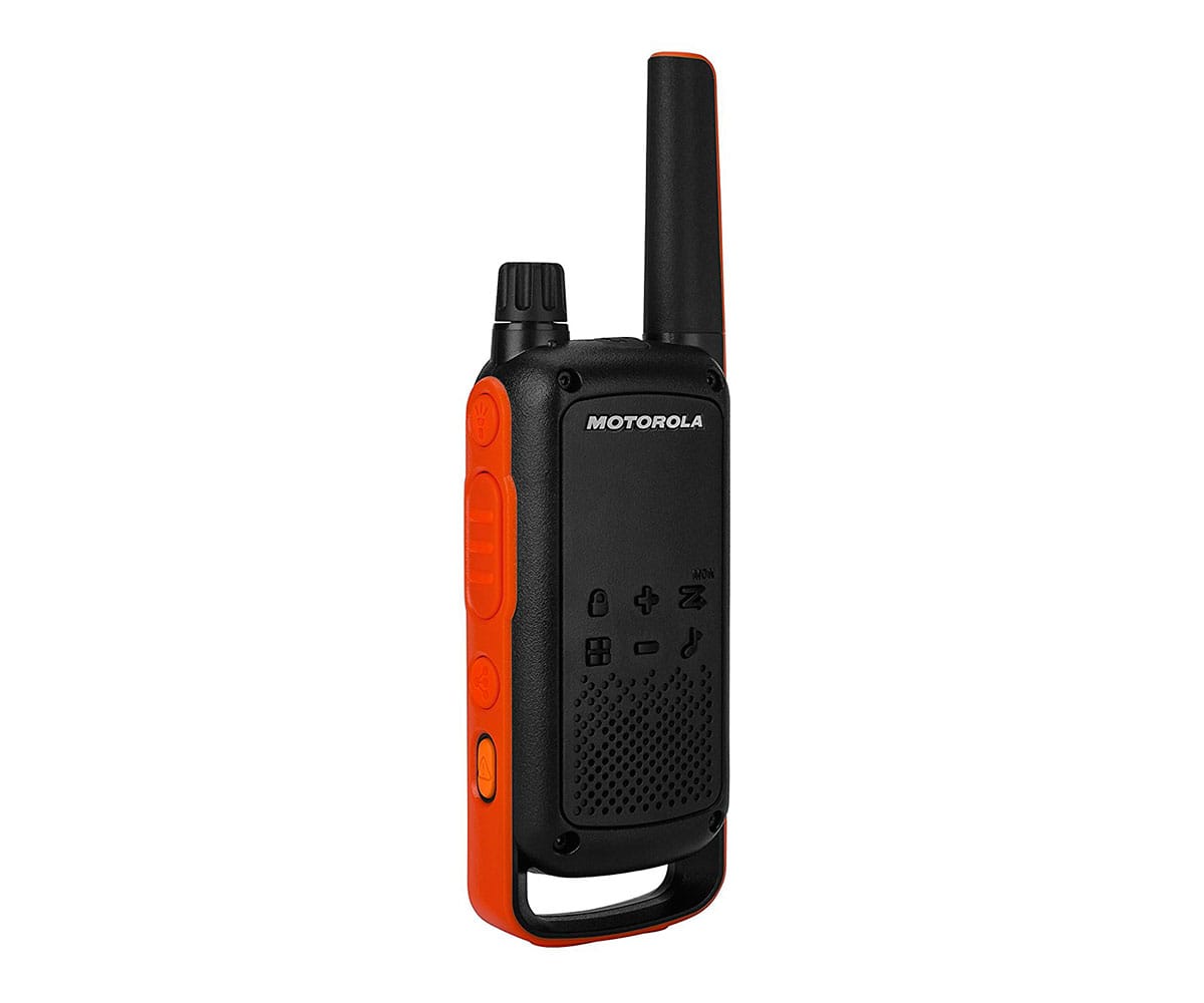MOTOROLA TALKABOUT T82 TWIN PACK NARANJA / PACK DE 2 WALKIE TALKIE - detalle