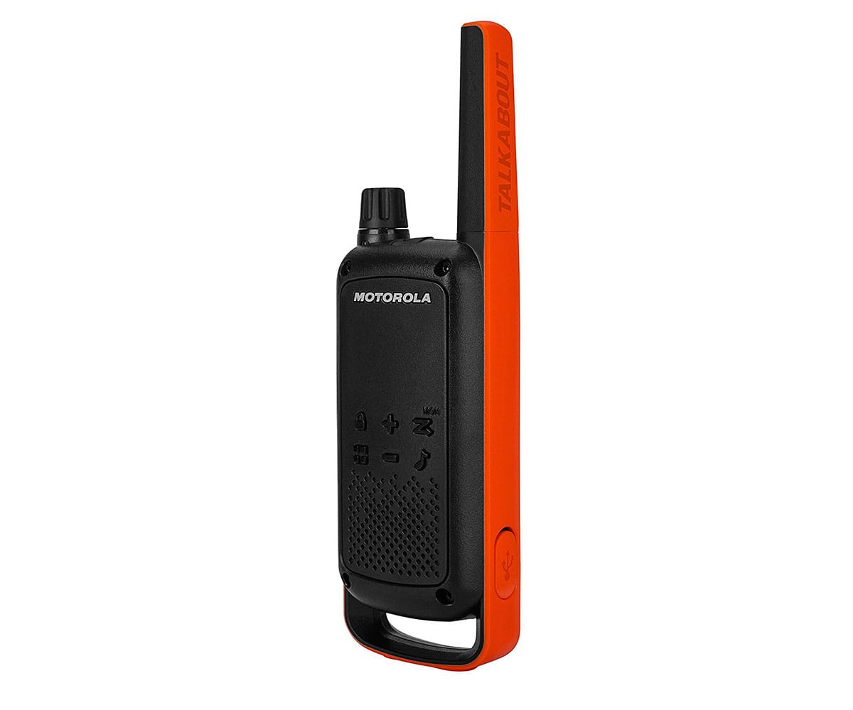 MOTOROLA TALKABOUT T82 TWIN PACK NARANJA / PACK DE 2 WALKIE TALKIE - detalle