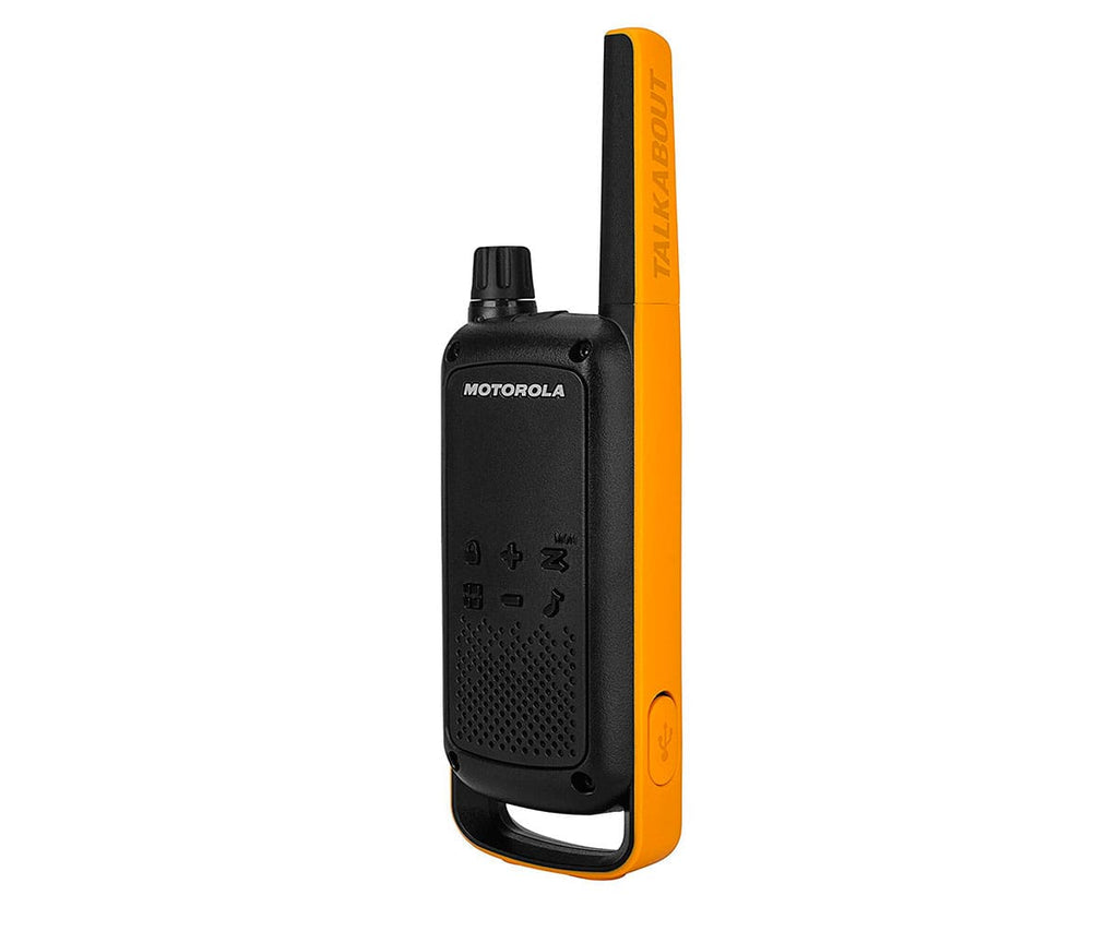 MOTOROLA T82 EXTREME AMARILLO / TWIN PACK WALKIE TALKIE - detalle