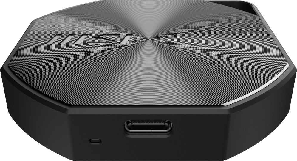 MSI DATAMAG 20GBPS 1TB unidad externa de estado sólido USB Tipo C USB 3.2 Gen 2x2 Negro - detalle