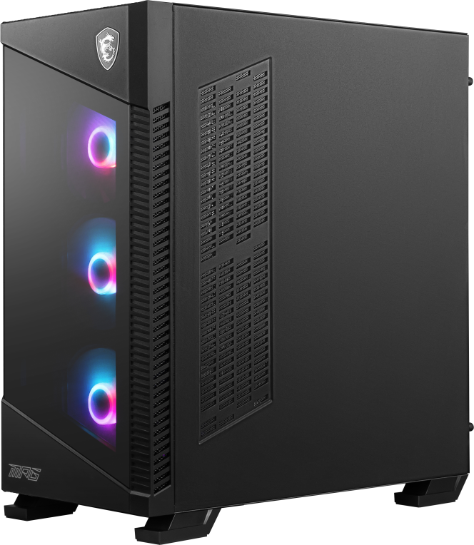 MSI MPG Velox 100R Midi Tower Negro - detalle