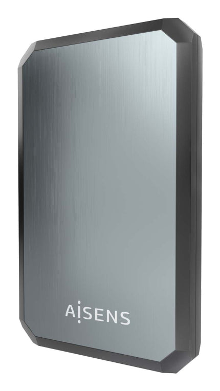 AISENS ASE-2529B caja para disco duro externo Carcasa de disco duro/SSD Negro. Gris 2.5"