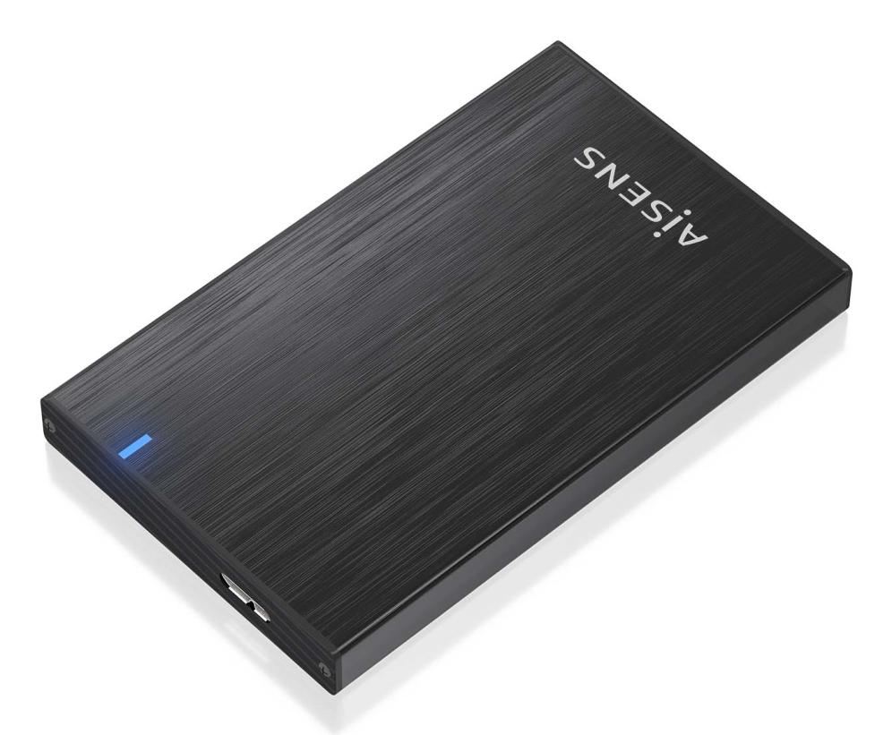 AISENS ASE-2527B caja para disco duro externo Carcasa de disco duro/SSD 2.5" - detalle