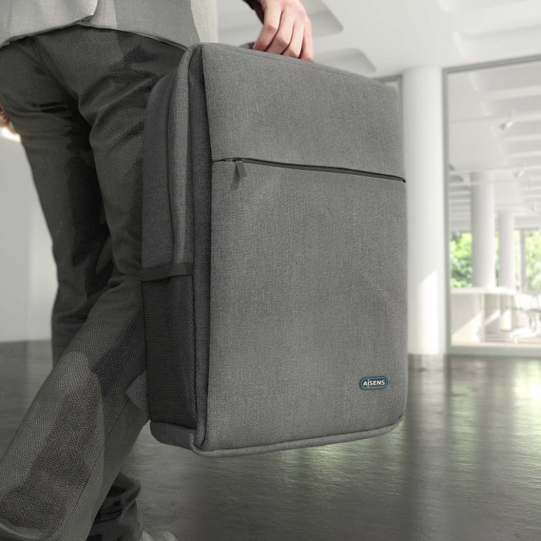 AISENS ASBG-BP081-GR maletines para portátil 43.2 cm (17")