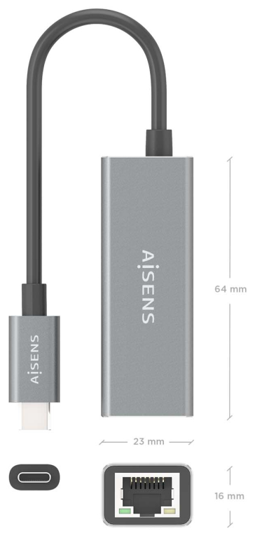 AISENS A109-0898 adaptador y tarjeta de red 1000 Mbit/s - detalle